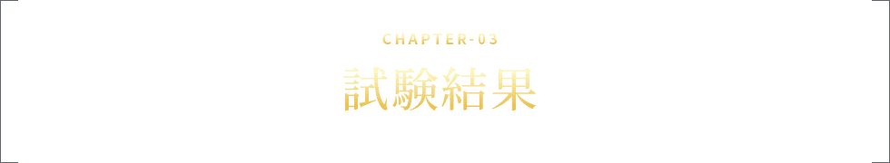 CHAPTER-03 試験結果