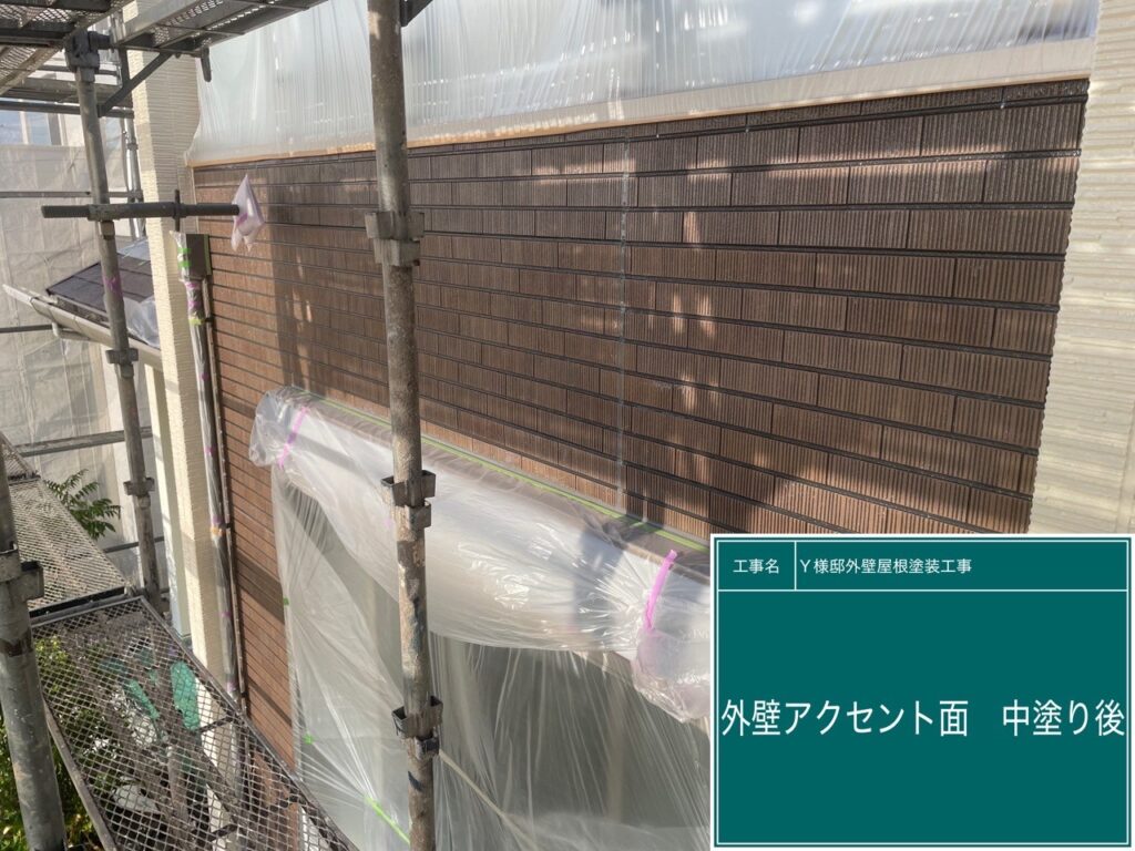 中塗り後です。